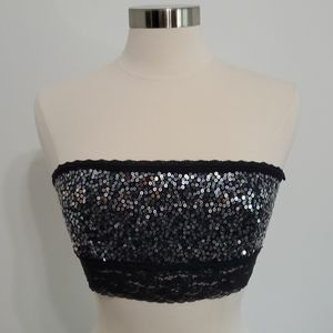 PINK Victoria's Secret Sequins Bandeau